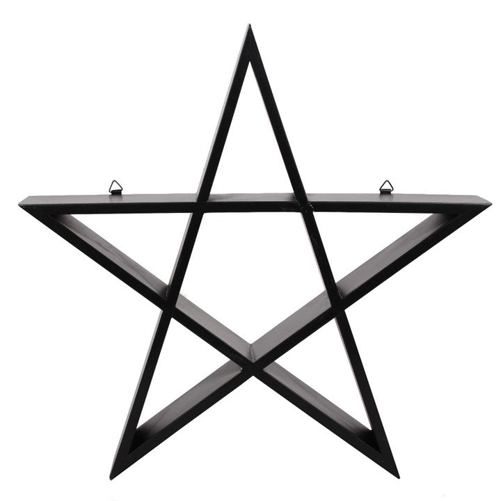 Pentagram seinäkoriste/hylly