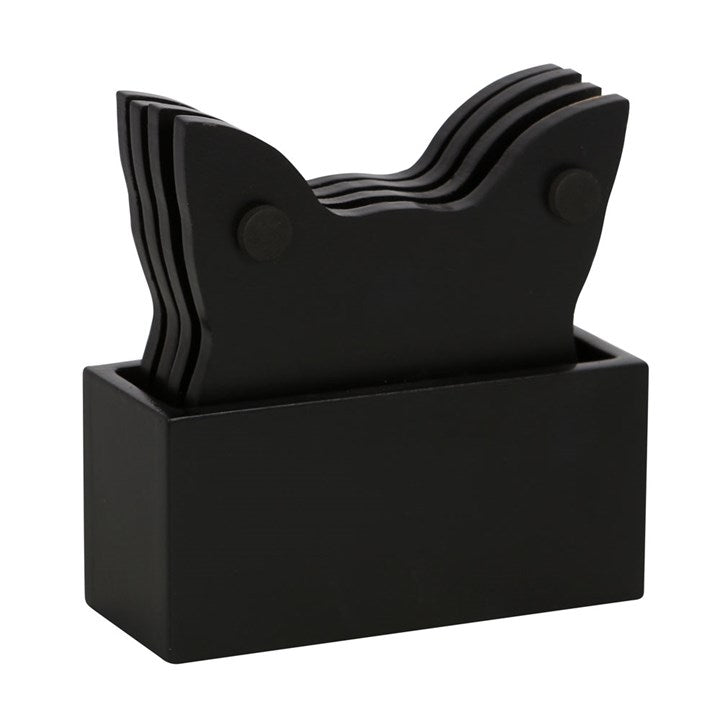 Kissa lasinaluset 4kpl