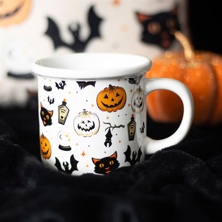 Vintage-henkinen halloween muki