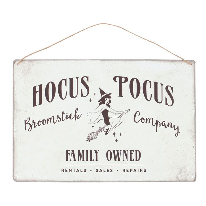 Vintage -henkinen Hocus Pocus peltikyltti