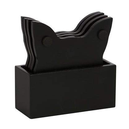 Kissa lasinaluset 4kpl