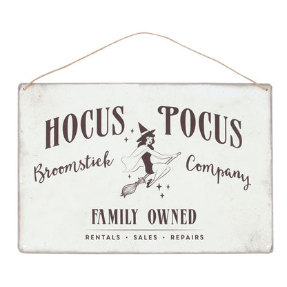 Vintage -henkinen Hocus Pocus peltikyltti
